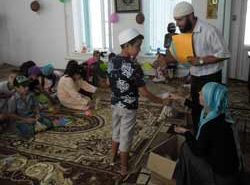 детский праздник в мечети