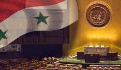 заседание Генассамблеи ООН по Сирии