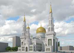 Купол Московской Соборной мечети готов к монтажу московская соборная мечеть