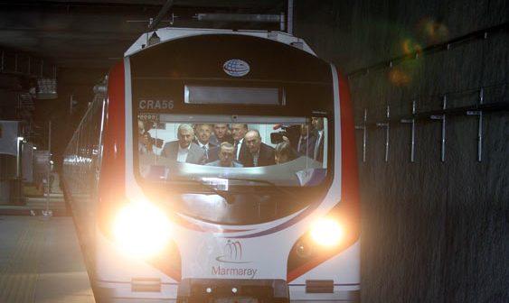 Открытие тоннеля «Мармарай» в Стамбуле